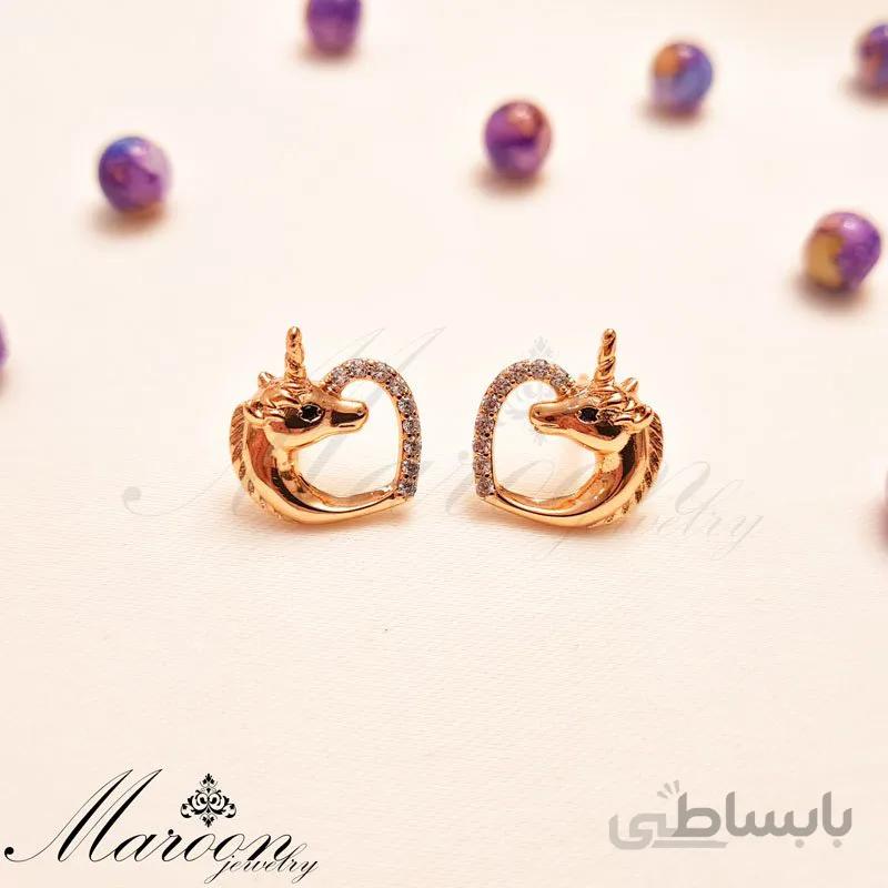 گوشواره یونیکورن مارون CG122