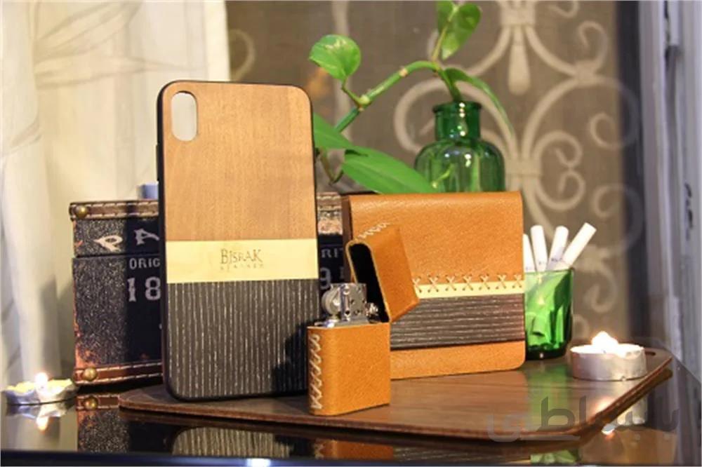 ست هدیه قاب موبایل ، جاسیگاری و فندک ا Mobile frame gift set, jigsaw and lighter