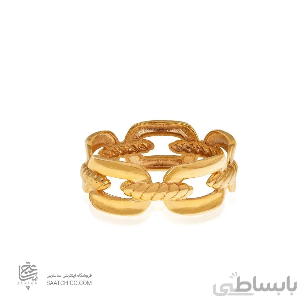 انگشتر طلا طرح زنجیر کد CR489