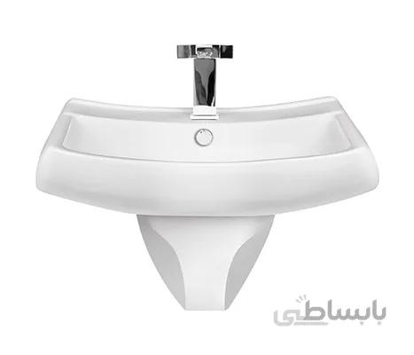روشویی نیم پایه مروارید مدل کاتیا ۶۷