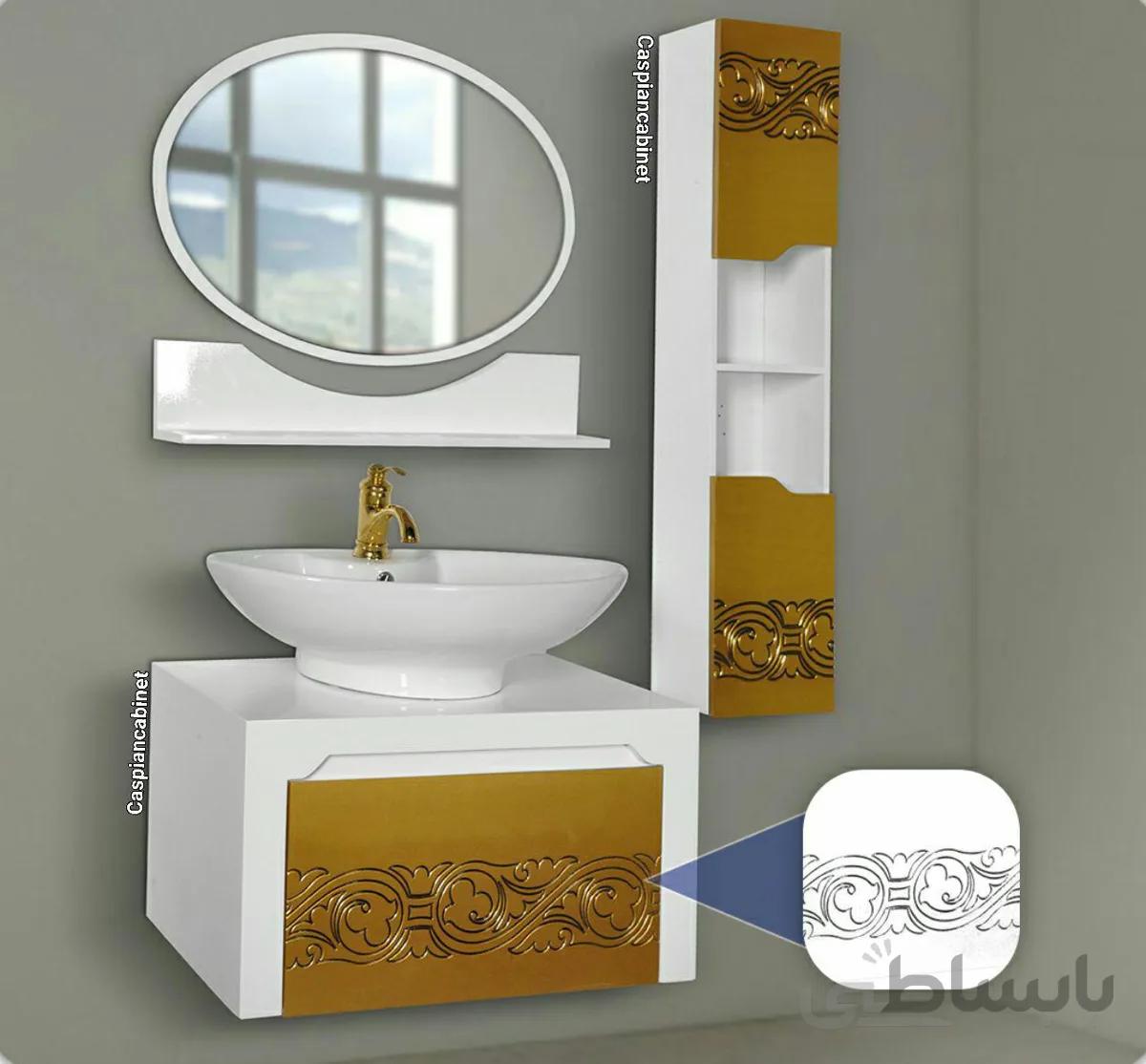 روشویی کابینت دار ID 3000 سفید70 سانت ا روشویی کابینت دار ID 3000 سفید70 سانت
