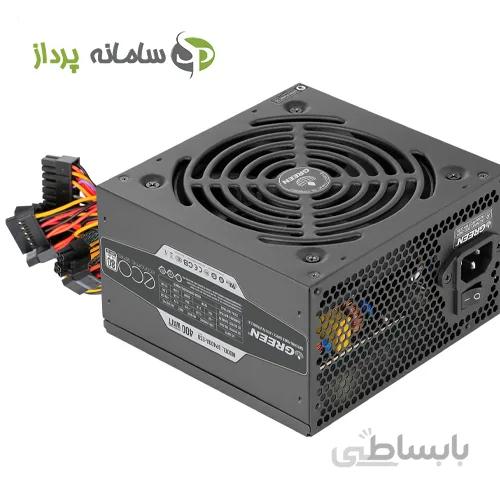 منبع تغذیه (پاور) گرین 400 وات مدل GREEN Power GP400A-ECO Rev3.1 ا GP400A-ECO Rev3.1