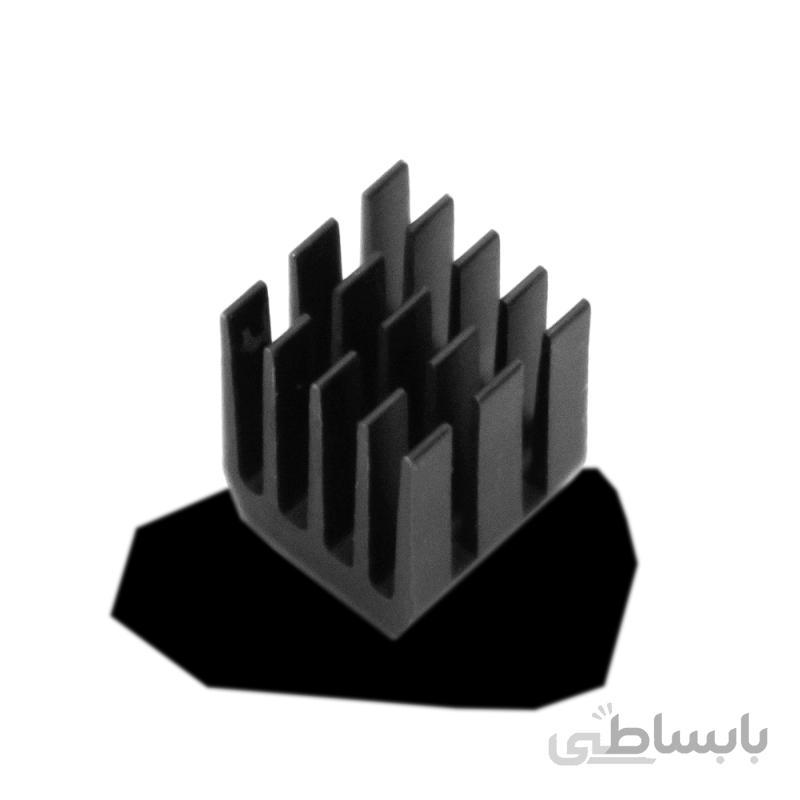 هیت سینک رزبری پای Raspberry Pi Heat Sink سیاه سایز 9x9x12mm