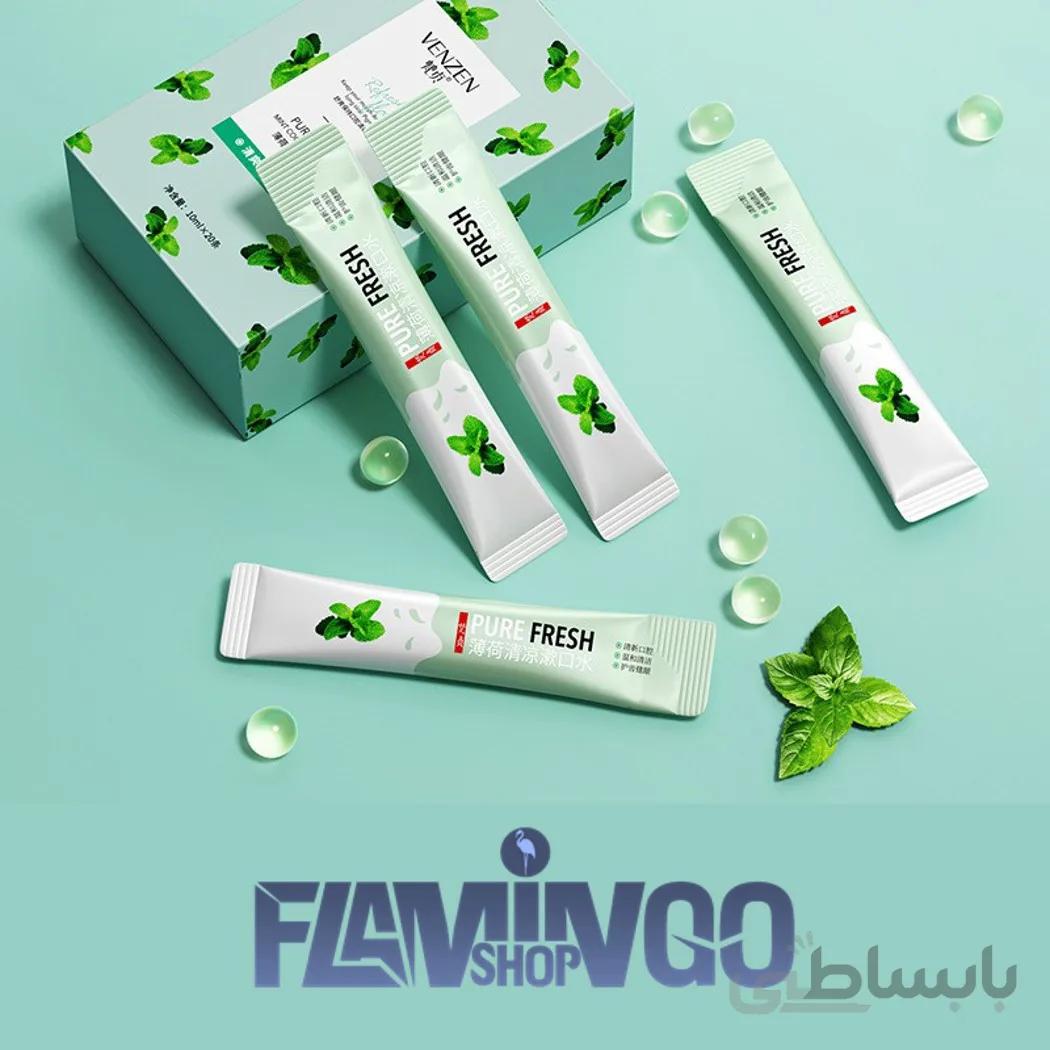 دهان شویه نعنایی ونزن VENZEN Refreshing Mouthwash Sachet
