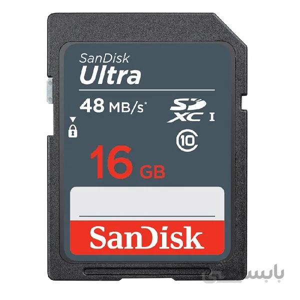 کارت حافظه سن دیسک Sandisk Ultra SDHC 16 GB (48mbs) 320X