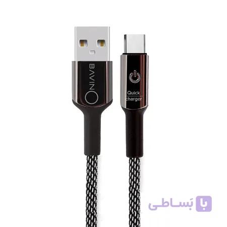 کابل تایپ سی باوین دارای قطع کن خودکار Bavin CB157 Type-C Cable