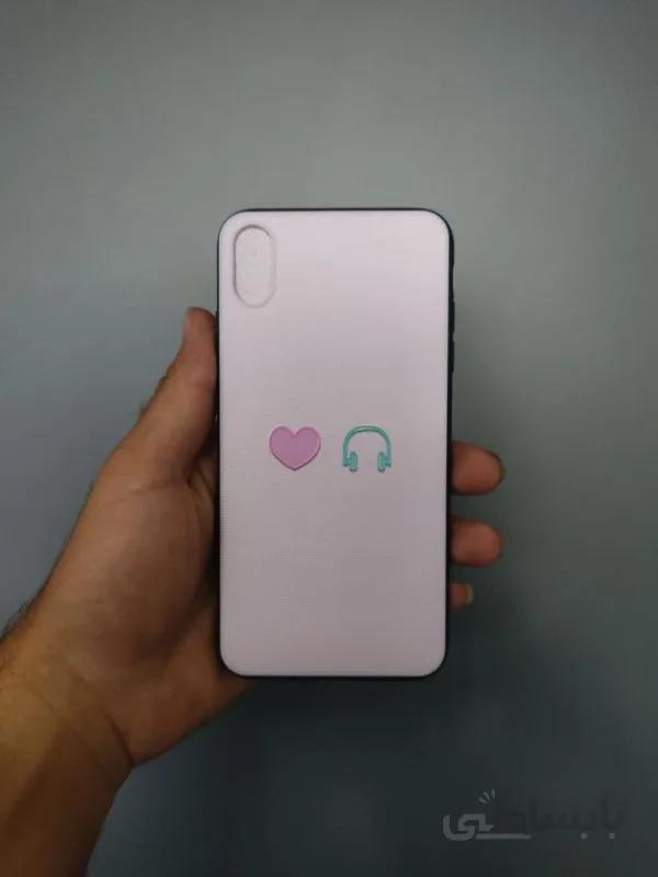 قاب گوشی اپل ایفون xsmax طرح love music