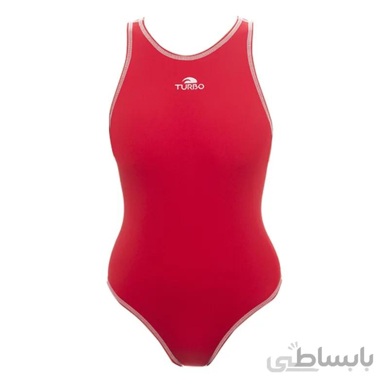 مایوی واترپولو زنانه توربو Comfort Red ا Turbo Women Water Polo Comfort Red
