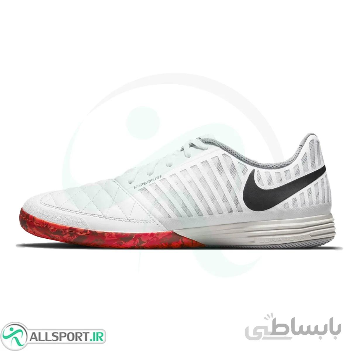 کفش فوتسال نایک لونارگتو طرح اصلی Nike Lunargato Ii M White Orang