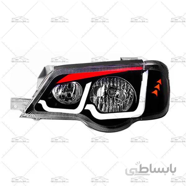 چراغ جلو اسپرت پراید 132 و 111 طرح E40 قرمز