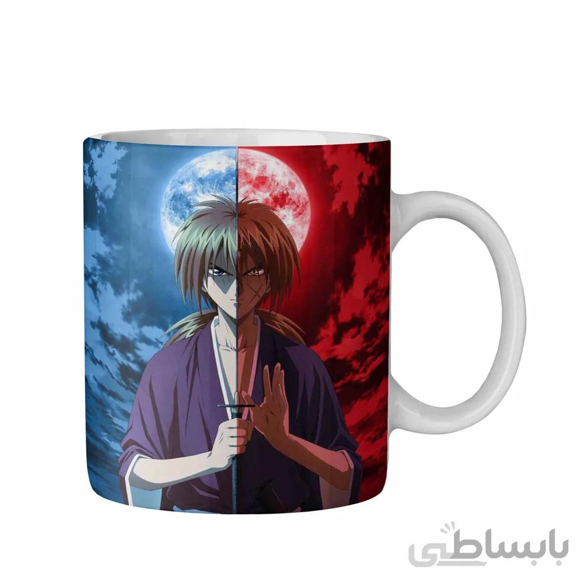 ماگ طرح انیمه رورونی کنشین Rurouni Kenshin کد KCT10458