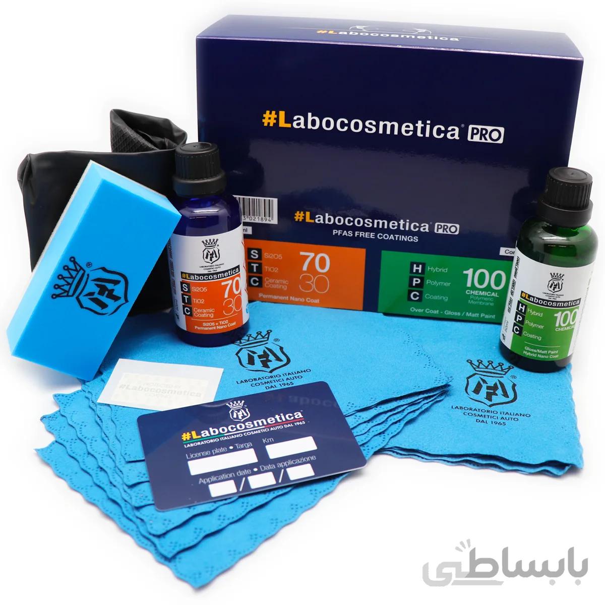 کیت کامل پوشش نانو سرامیک مفرا مخصوص بدنه خودرو Labocosmetica STC + HPC Coating Kit
