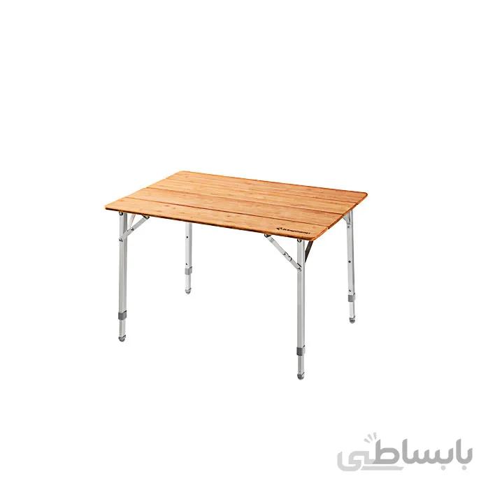 میز 4 نفره تاشو بامبو کینگ کمپ مدل KC2018