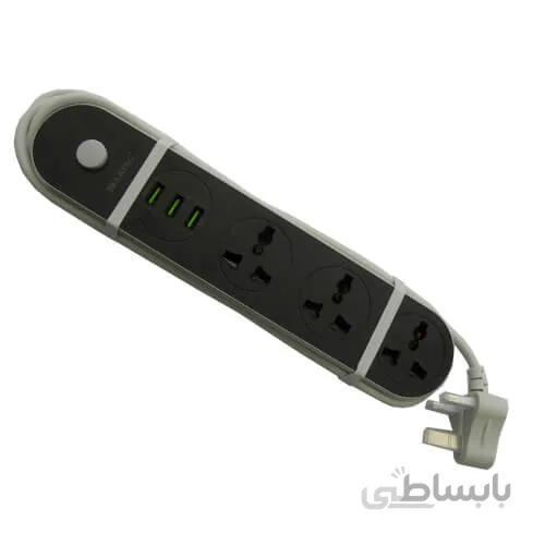 چند راهی برق و شارژ بلکینگ مدل BELKING BK3301