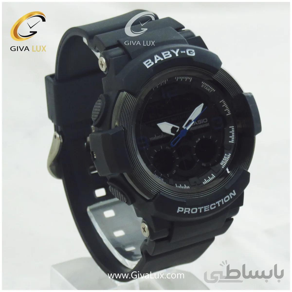 ساعت مچی اسپرت کاسیو جی شاک (BABY-G) مشکی کد 980336