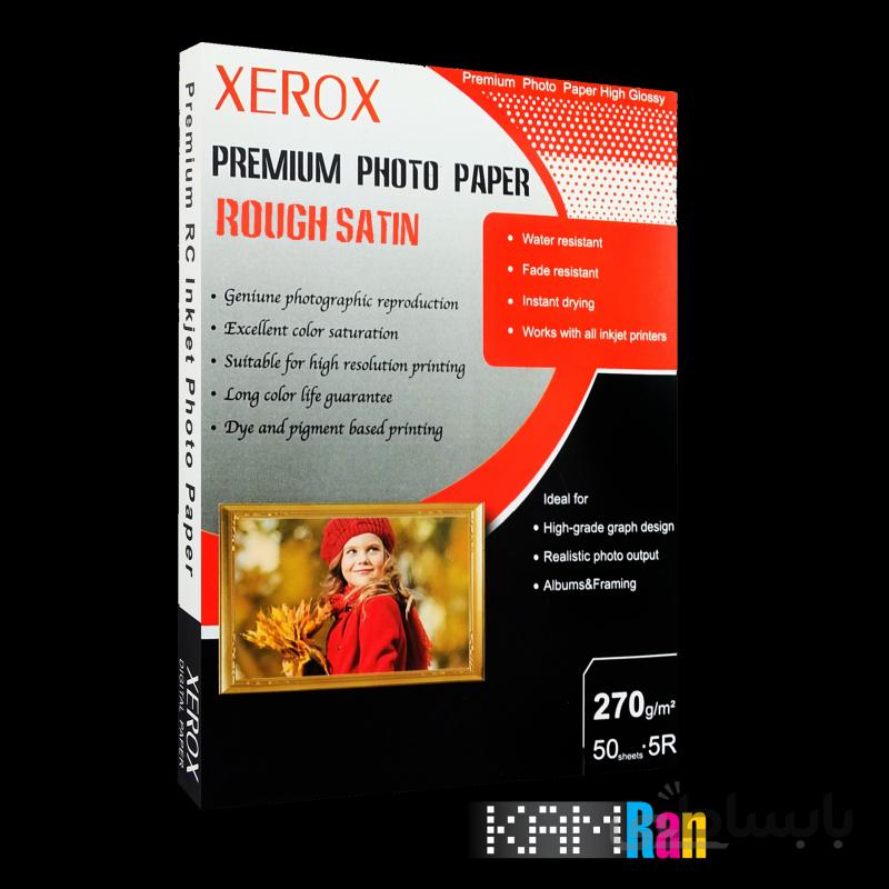 کاغذ ساتین زیراکس سایز 13x18 وزن 270 گرم 50 برگ
