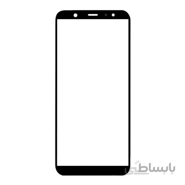 گلس تعمیراتی سامسونگ SAMSUNG J8 / J810 اورجینال مشکی