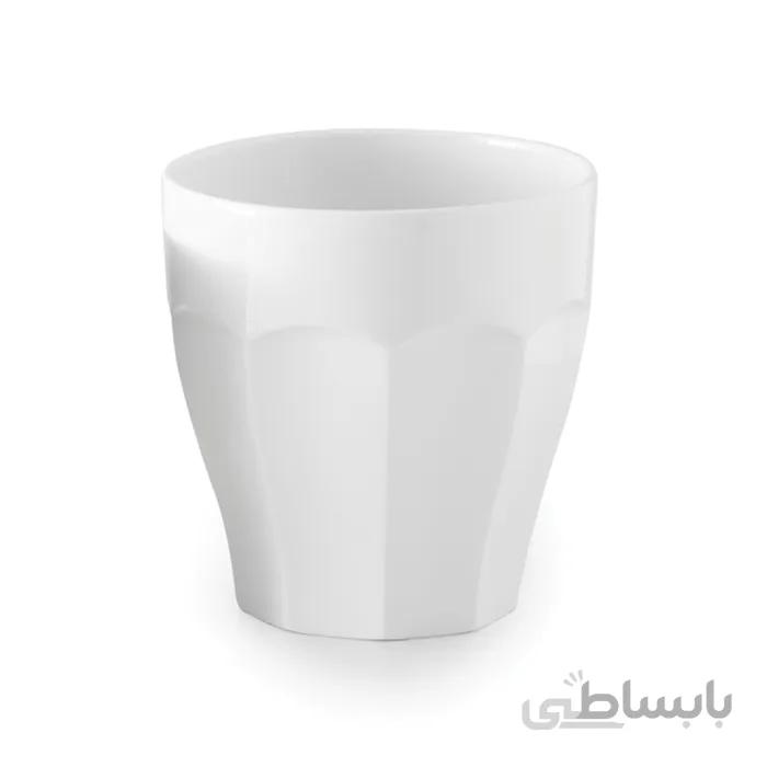 ظرف یخ چینی زرین سفید نئوکلاسیک (1 پارچه)