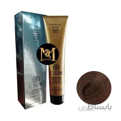 رنگ مو ايتوك شماره 5.5 حجم 100 ميلي ليتر رنگ قهوه اي طلايي روشن