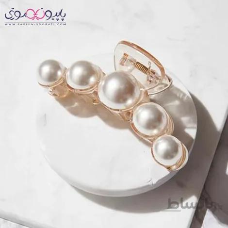 کلیپس مو مروارید دار ژله ای