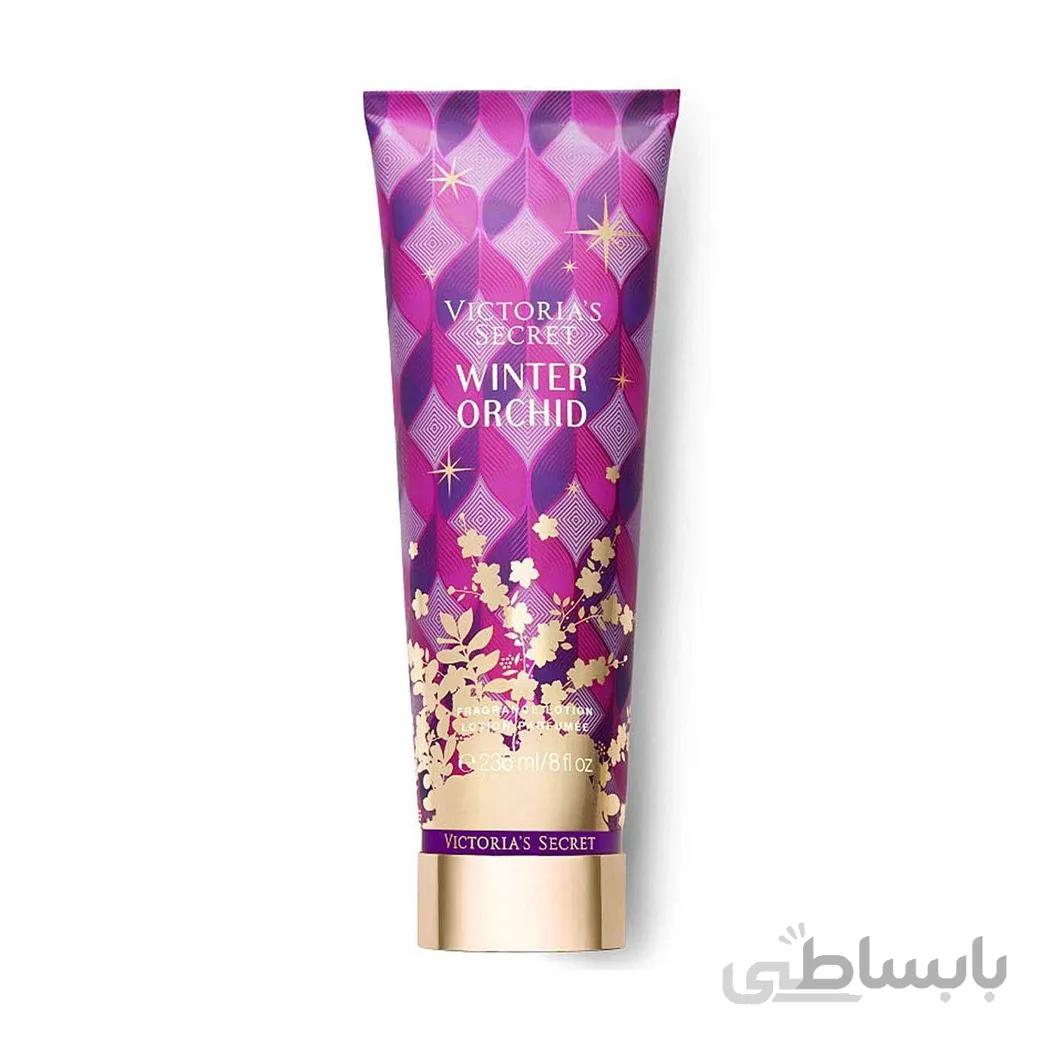 لوسیون بدن ویکتوریا سکرت مدل WINTER ORCHID حجم 236 میل ا Victorias Secret Body Lotion WINTER ORCHID 236ml