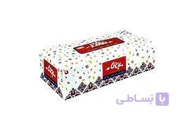 دستمال 100 برگ دولا سفید بی تا