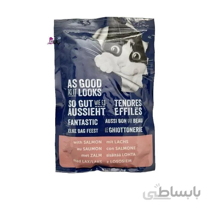 پوچ گربه فلیکس سالمون در ژله (100 گرم)