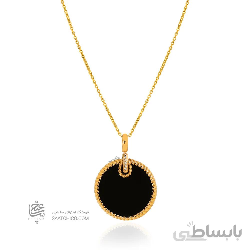 آویز طلا طرح دیوید یورمن کد XP231