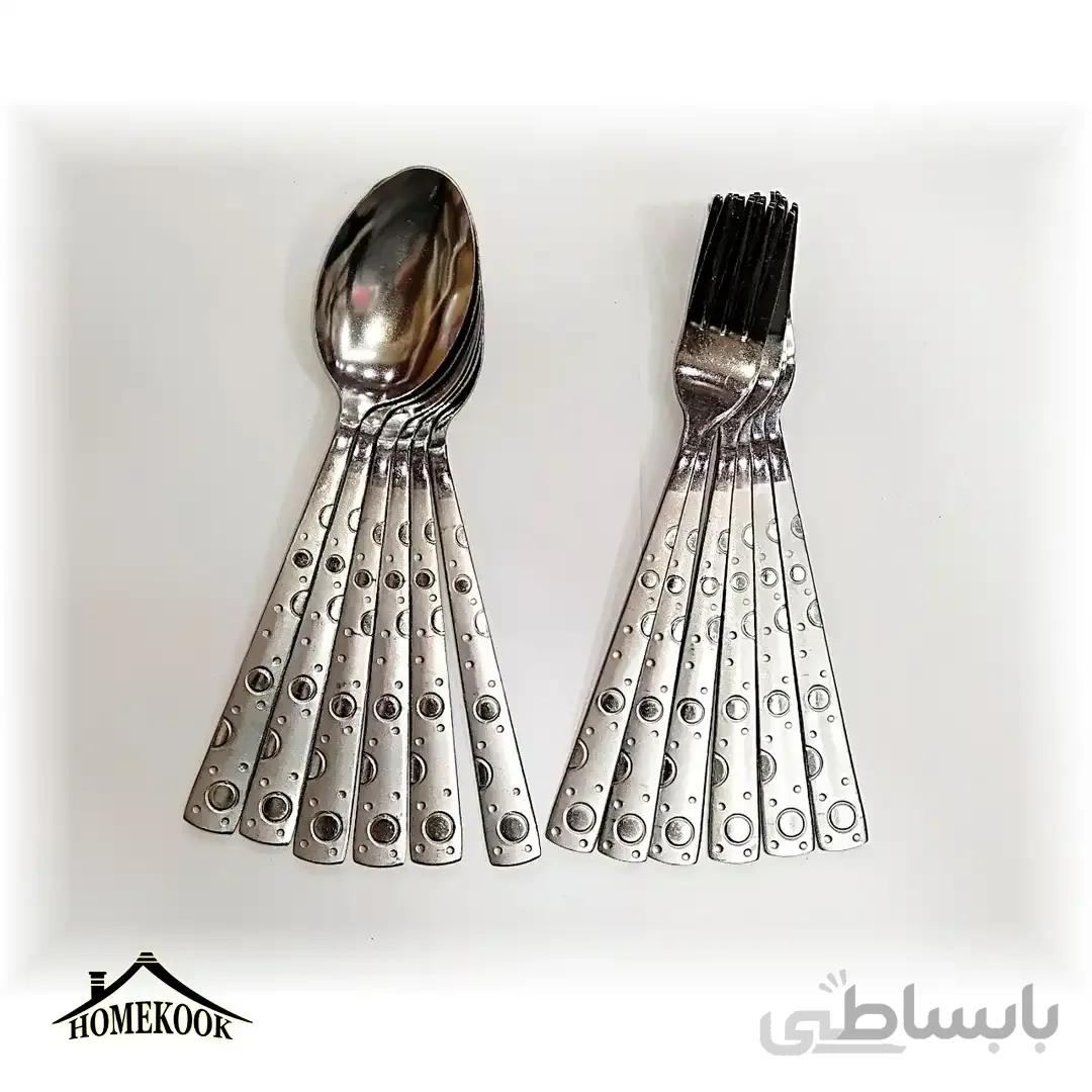 قاشق چنگال دم دستی غذا خوری