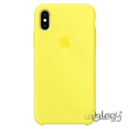قاب موبایل اپل Apple Silicone Cover For iPhone X