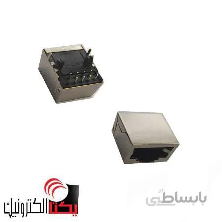 سوکت کانکتور شبکه مادگی RJ45 فلزی بزرگ