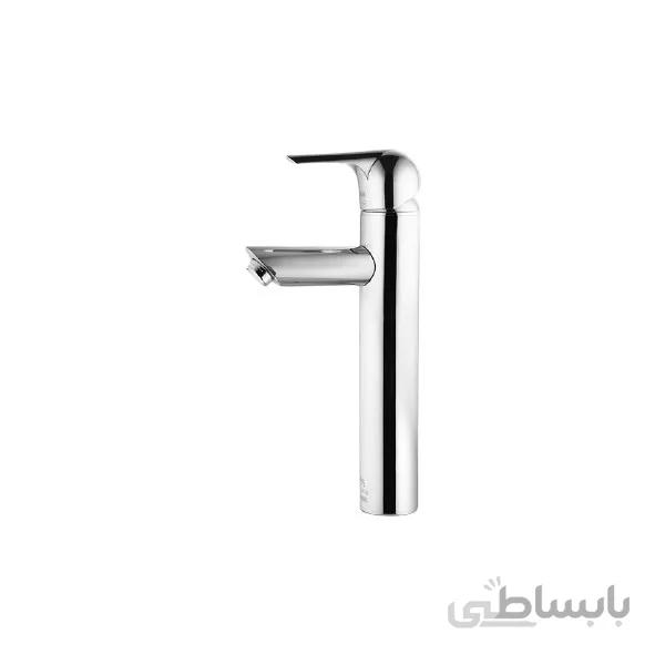 شیر روشویی پایه بلند درخشان مدل کاج