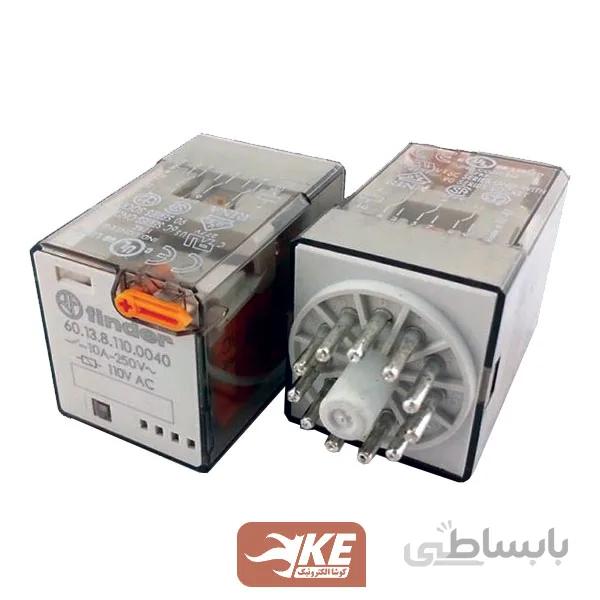 رله 110VAC سه کنتاکت 10 آمپر فیندر 601381100040