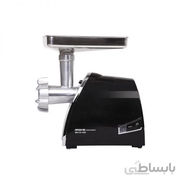 چرخ گوشت 2400 وات مشكی ARSHIA MG135-1409
