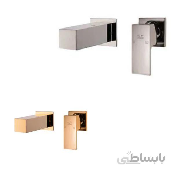 ملزومات شیر روشویی توکار کلار مدل فلت لاکچری