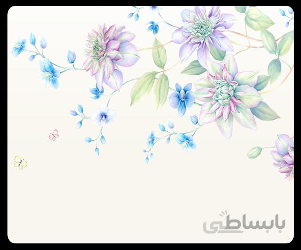 پوستر گل سه بعدی 055