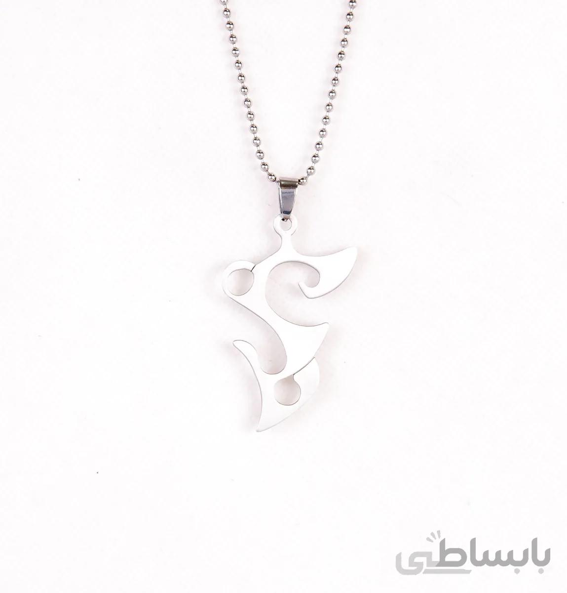گردنبند مردانه استیل مدل اس NM1006