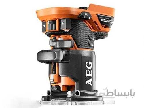 فرز نجاری شارژی 18 ولت AEG مدل BOF18BL+SETLL1820 ا 18V AEG cordless carpentry milling model BOF18BL + SETLL1820
