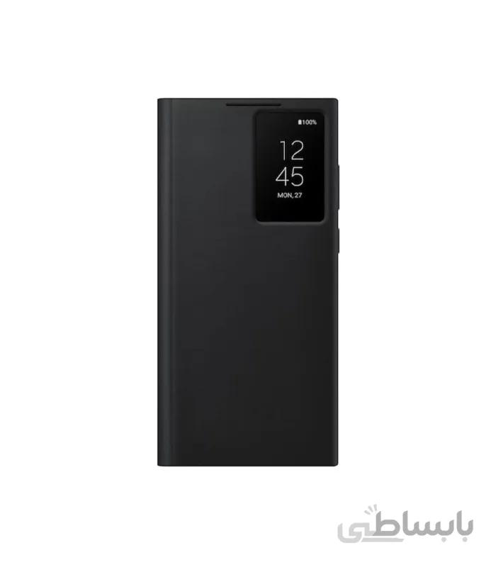 کیف کلاسوری مدل Smart Clear View مناسب برای گوشی Galaxy S22 Ultra