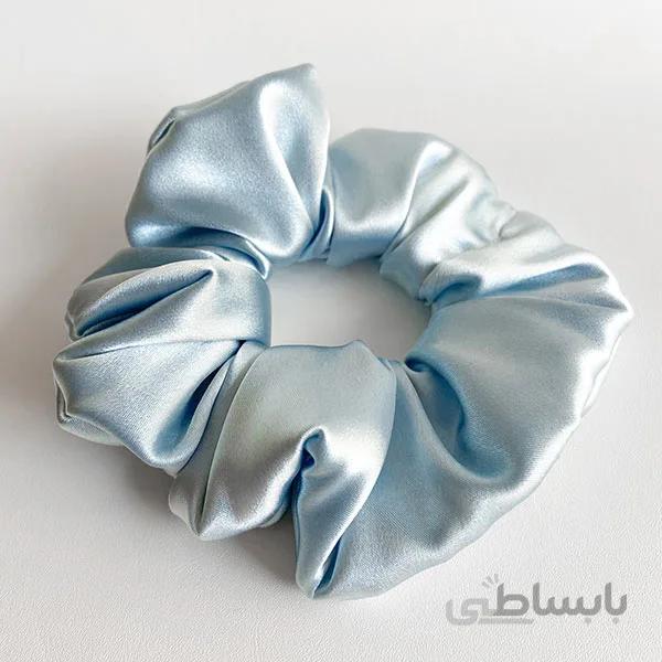 اسکرانچی ساتن آبی آسمانی ا Scrunchies
