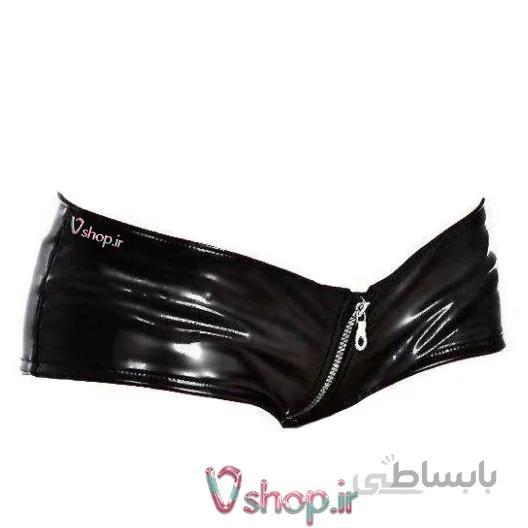 شورتک زیپ دار لاتکس