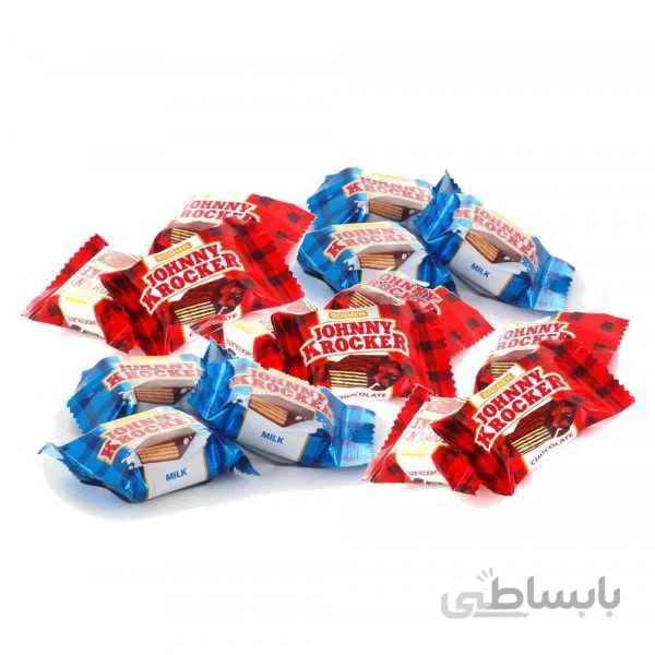 ویفر جانی کراکر شکلاتی روشن Roshen Johnny Krocker