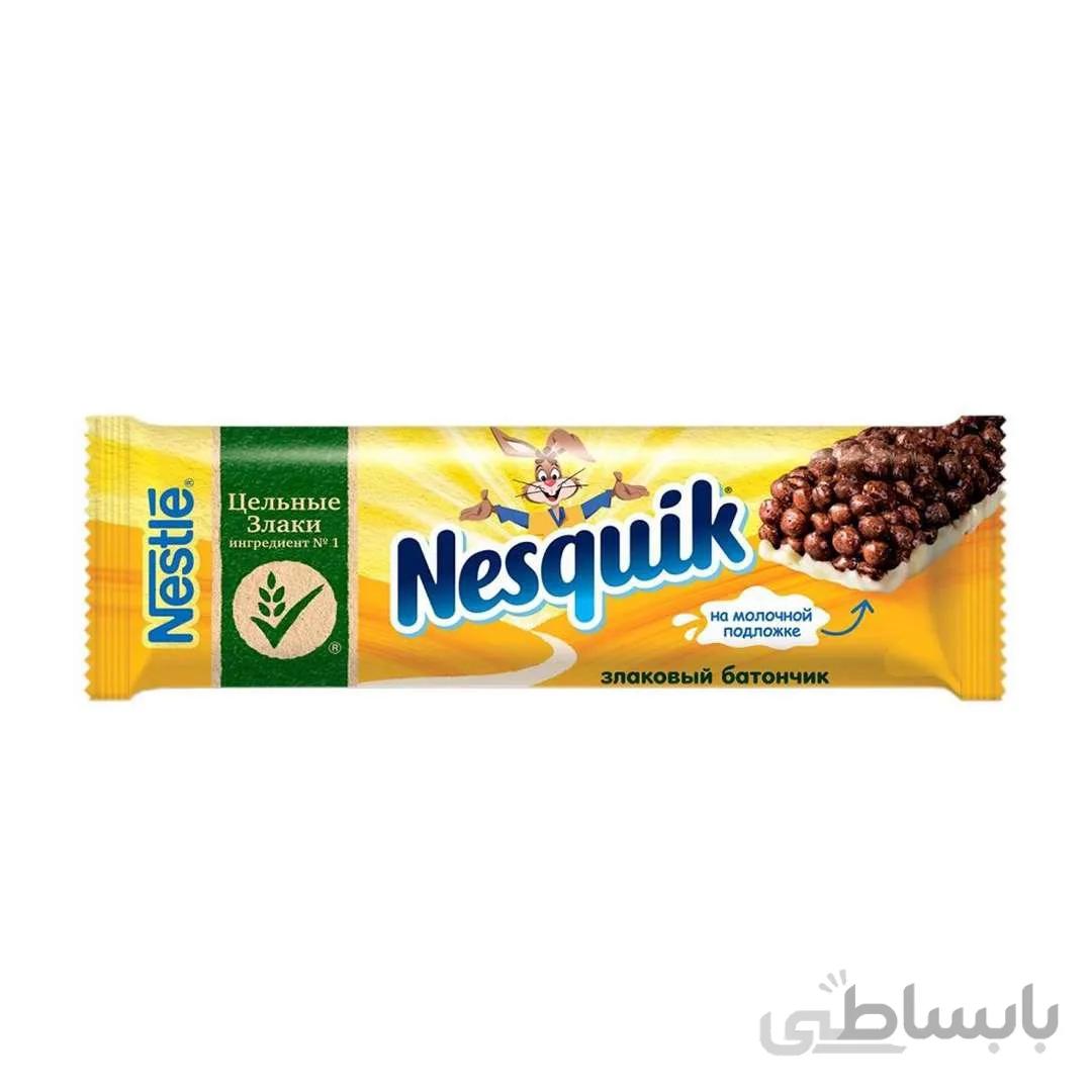 شکلات بار شکلاتی غلات نسکوئیک 25 گرم Nesquik