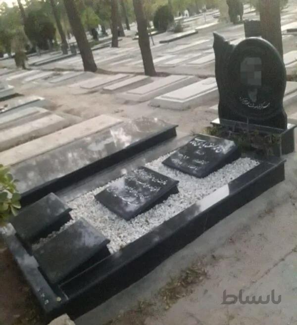 سنگ قبر گرانیت اصفهان کد 319812