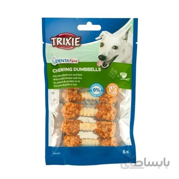 تشویقی سگ دمبل با طعم مرغ و برنج تریکسی – Trixie