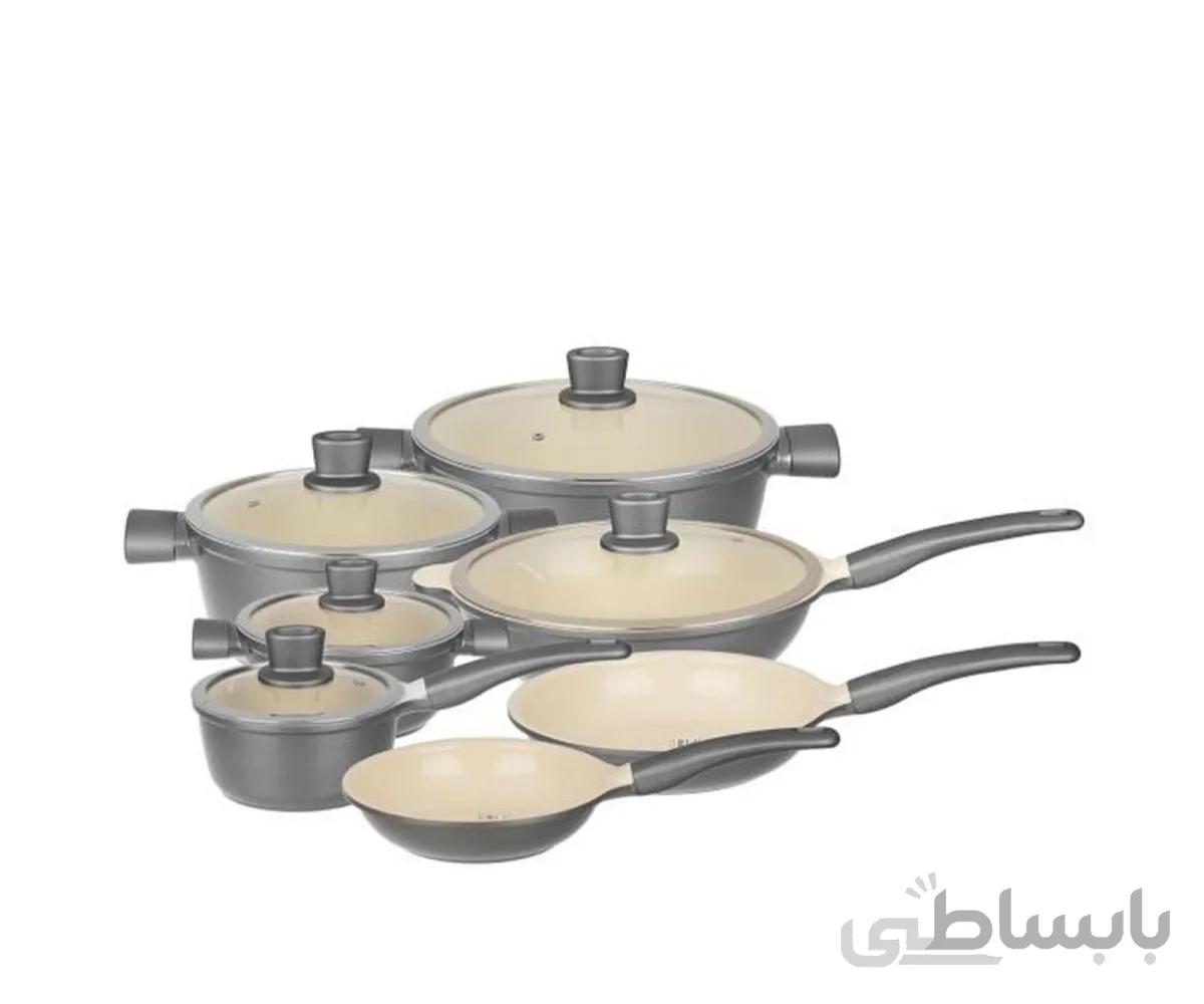 سرویس قابلمه 12 پارچه هاردستون چدن CA2130
