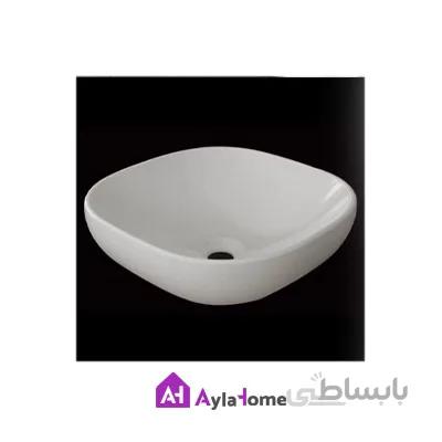 روشویی روکابینتی گلسار مدل مربعی لومینوس GL9 درجه یک