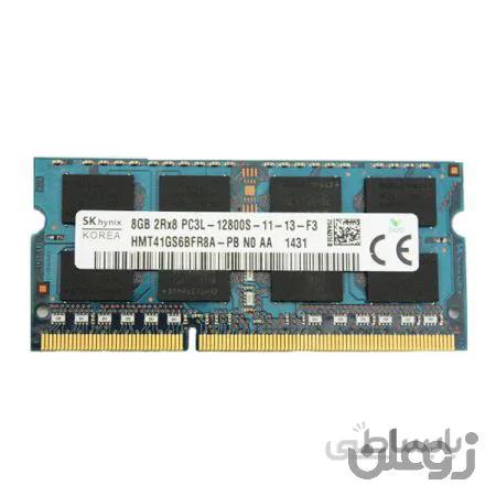 رم لپ تاپ DDR3L تک کاناله 1600 مگاهرتز CL11 اس کی هاینیکس مدل HMT41GS6BFR8A ظرفیت 8 گیگابایت