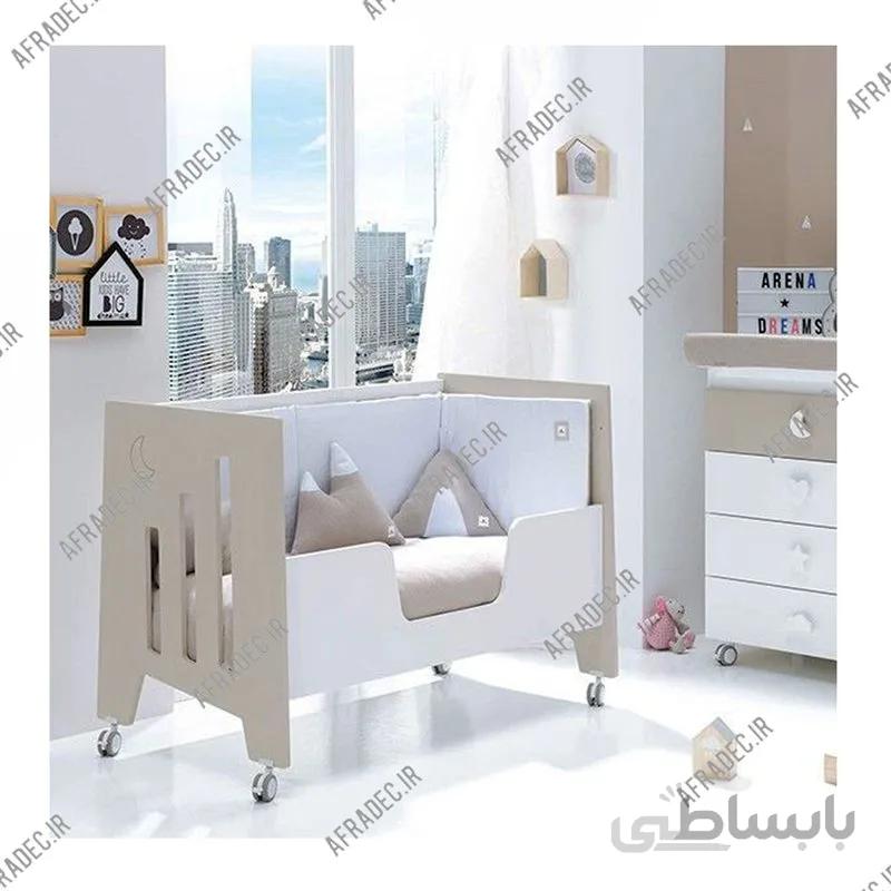 تخت خواب نوزاد مدل رادین