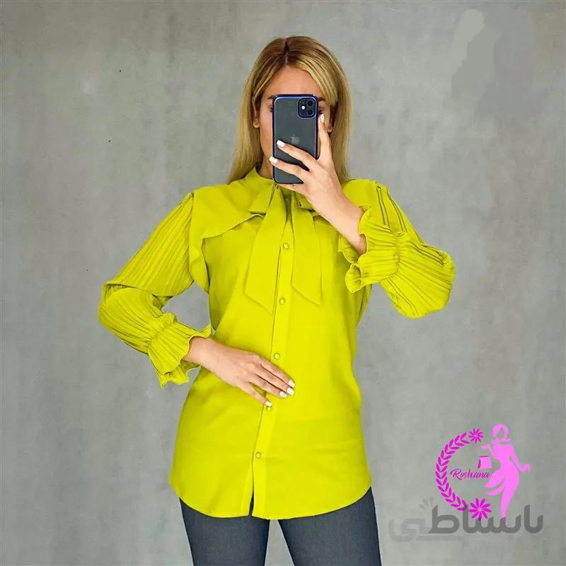 شومیز یقه پاپیونی
